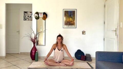 Savasana : on se détend.